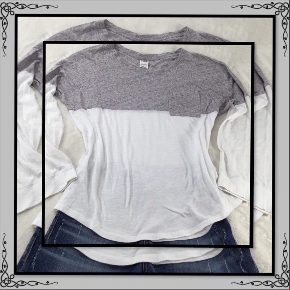 PINK VICTORIAS SECRET LONG SLEEVE T SHIRT L